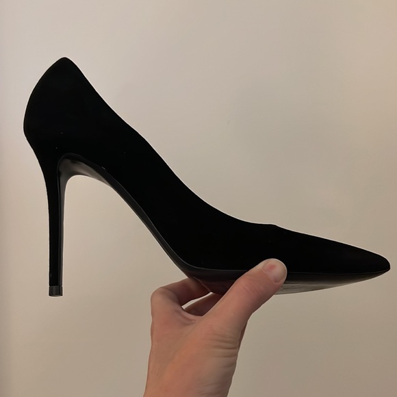 👠 Celine 👠 Black Suede Leather High Heels - Picture 8 of 8